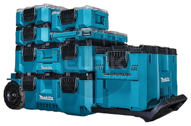 18V combiset – 6 machines + 3 accu’s + lader + Maktrak set